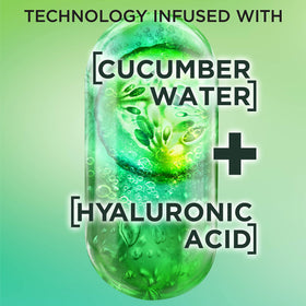 Garnier Fructis Pure Moisture ingredients highlight hyaluronic acid and cucumber water