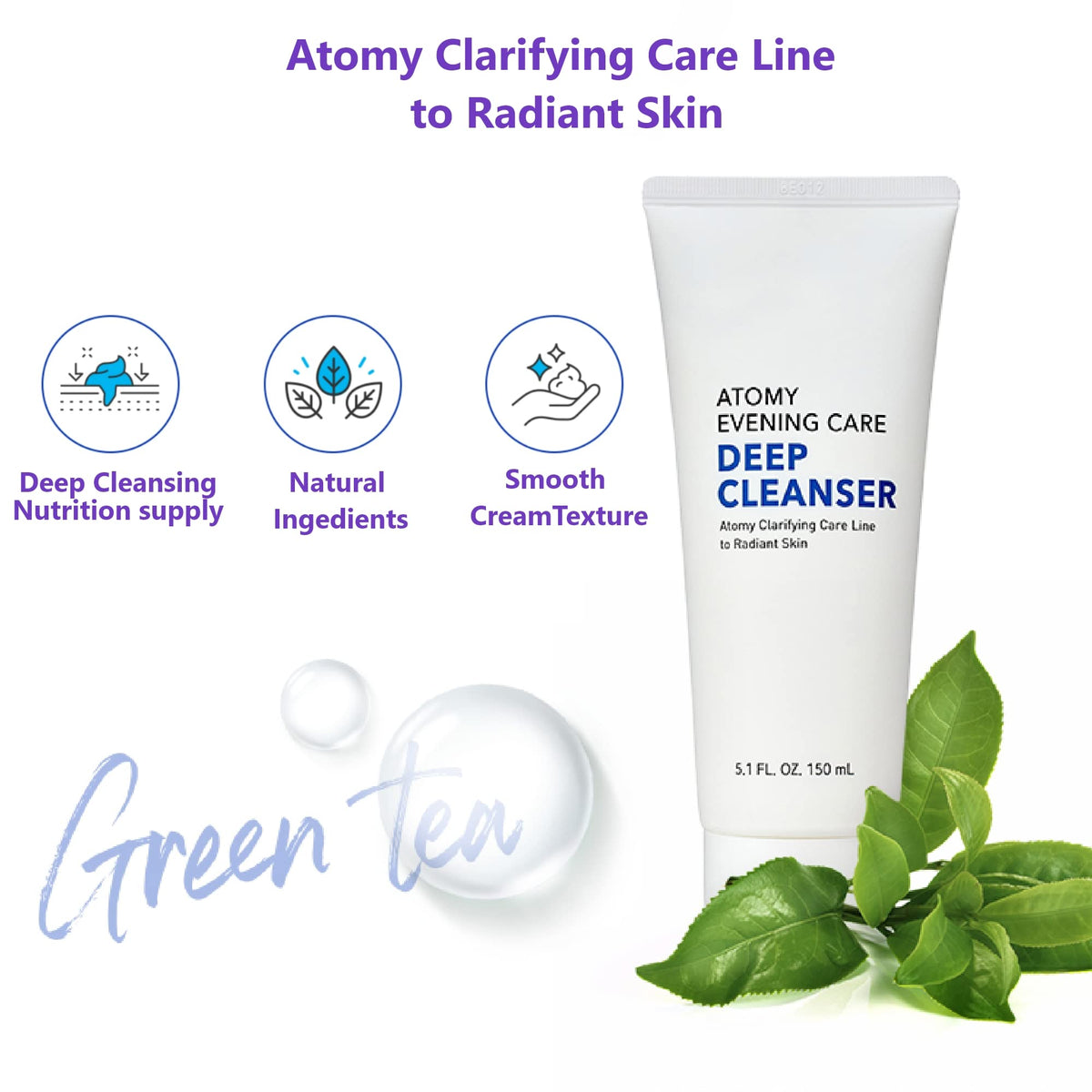GASHINA STORY ATOMY 2-pack display for convenient daily cleansing routine