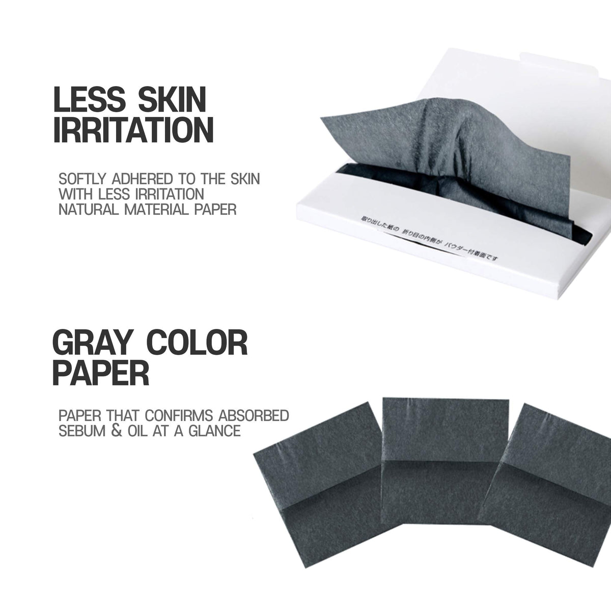 Gatsby Paper Powdered Oil Clear sheet used after workout to wipe away shine.