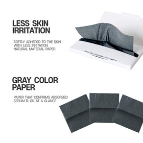 Gatsby Paper Powdered Oil Clear sheet used after workout to wipe away shine.