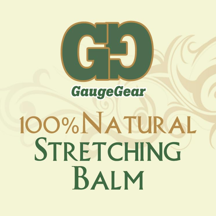 Application on stretched ear showing creamy balm texture.