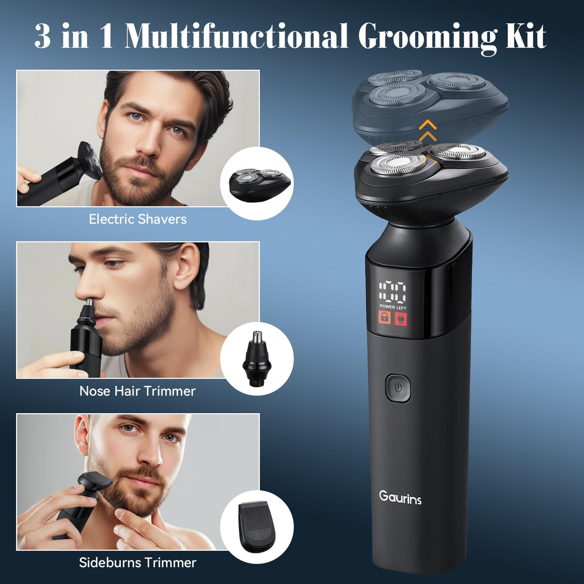Gaurins charging stand and storage dock keeps razor and trimmers organized
