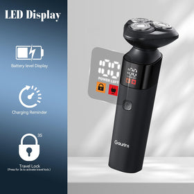 Gaurins 800mAh battery with fast charging for extended grooming