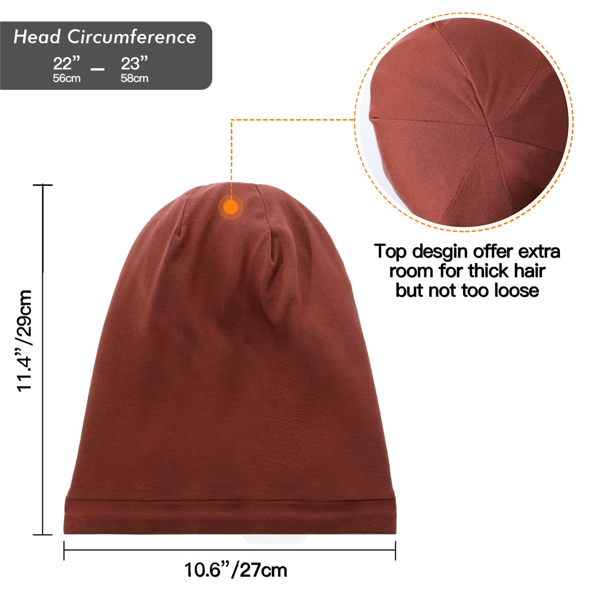 GB Selected Silk Satin Lining Bonnet — bamboo outer texture highlighting softness.