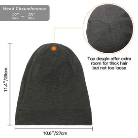 GB Selected CPAP-friendly hair protection cap prevents slipping during sleep