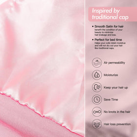 GB Selected non-slip adjustable band prevents cap movement overnight.