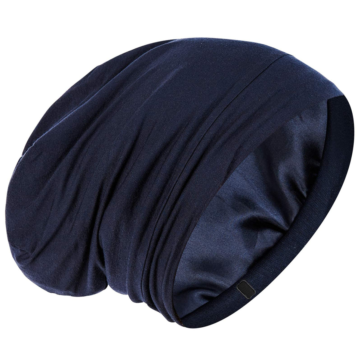 GB Selected satin-lined bonnet closeup shows smooth lining for gentle hair protection.