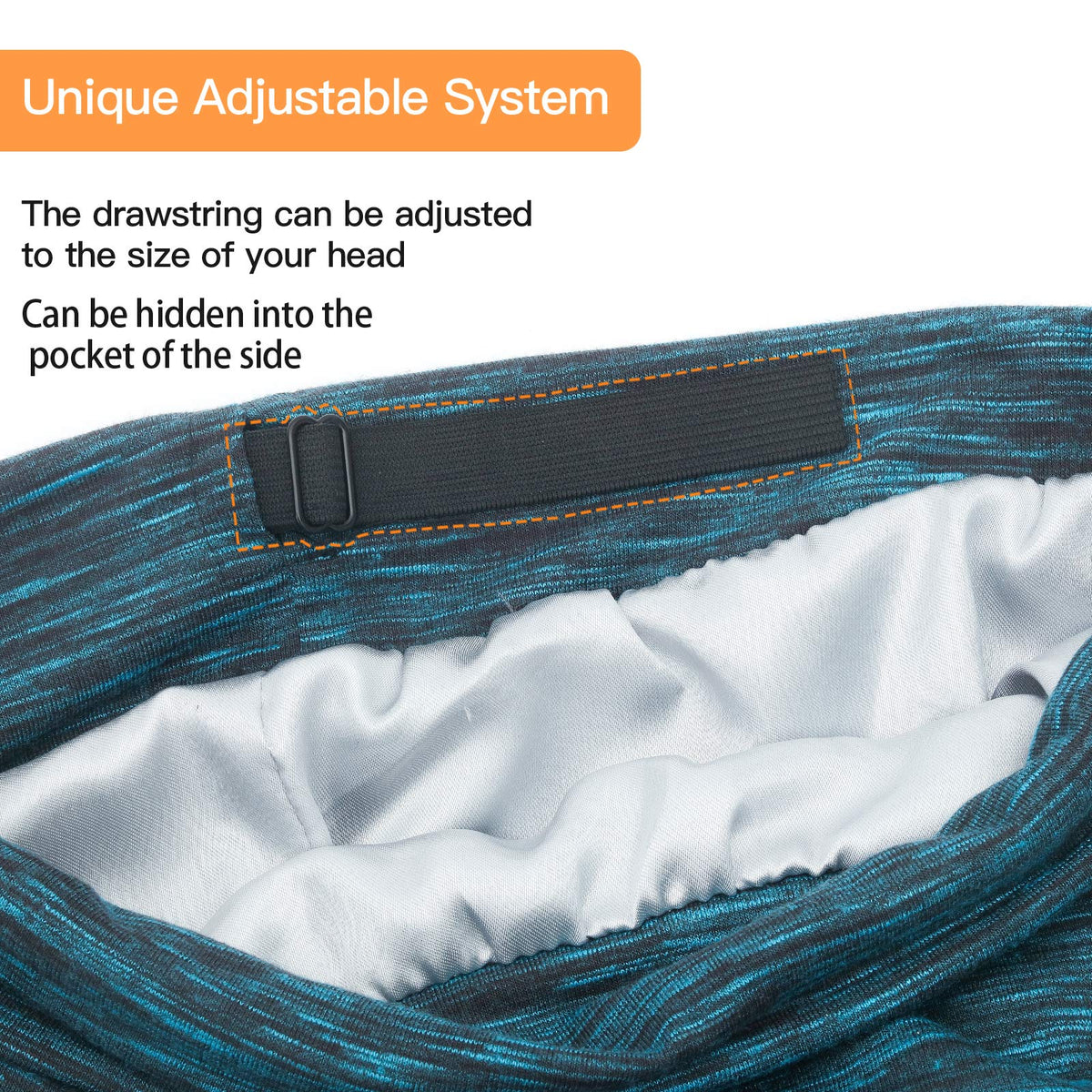 GB Selected bonnet with adjustable-band design for snug all-night wear