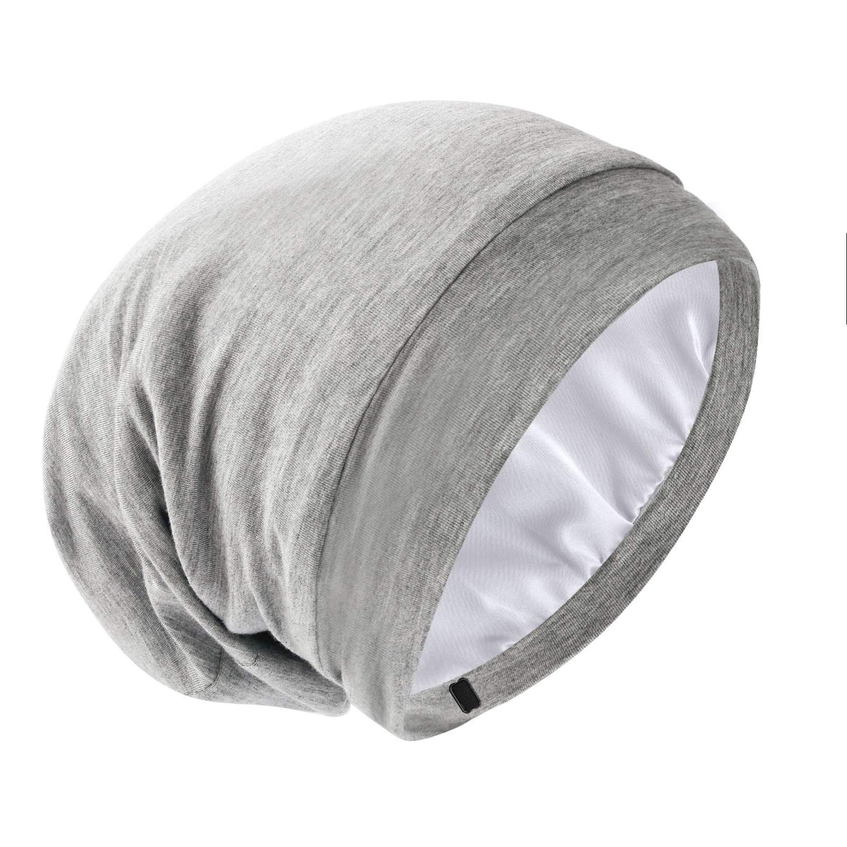 GB Selected Silk Satin-Lined Bonnet close-up showing protective interior for hair.
