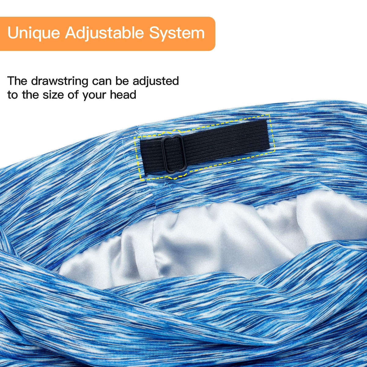 GB Selected hidden elastic band provides a snug overnight fit.