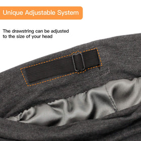 GB Selected slouchy beanie combines style with hair protection for daily wear