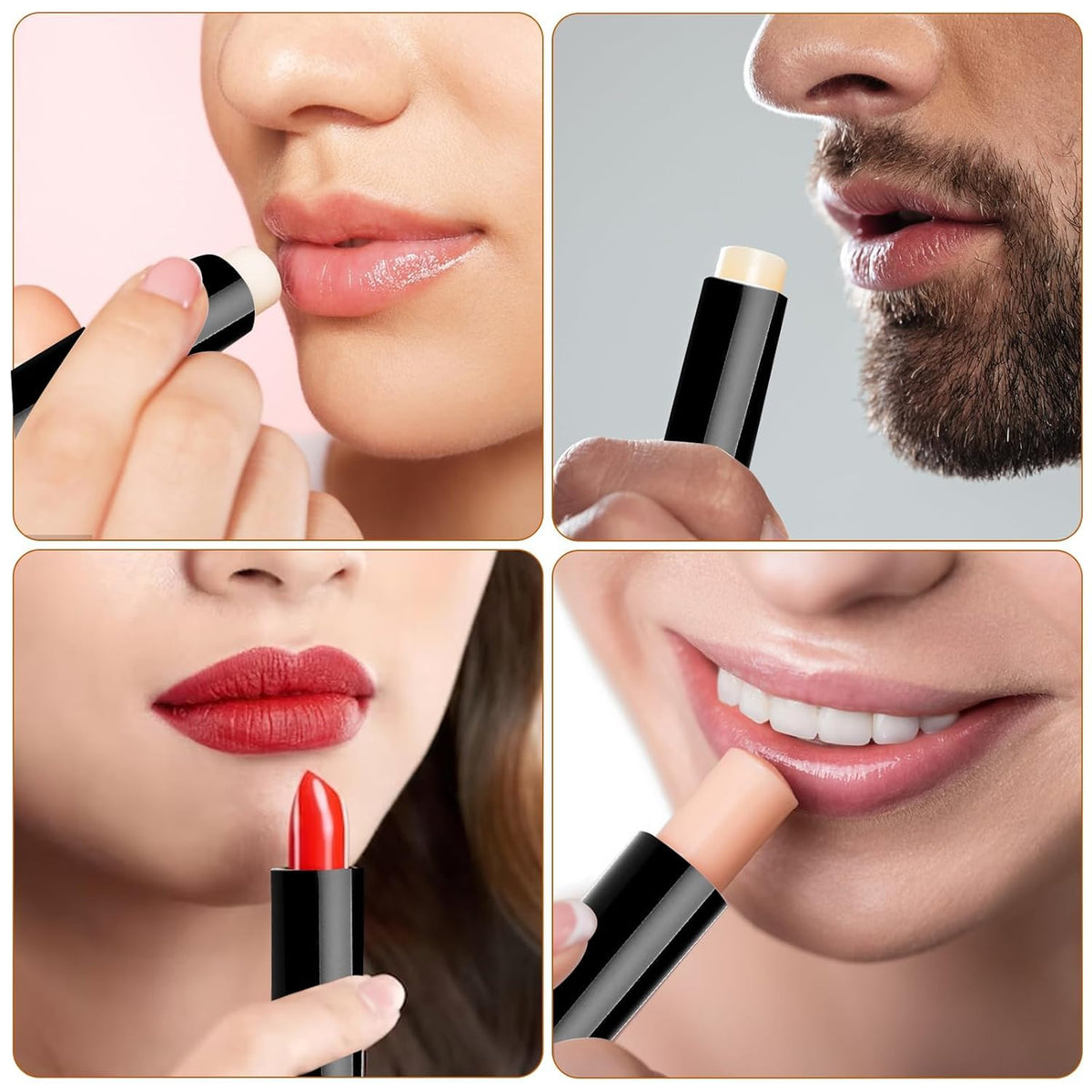 GBACHOOSE 5ml capacity lip balm tubes ideal for DIY blends.