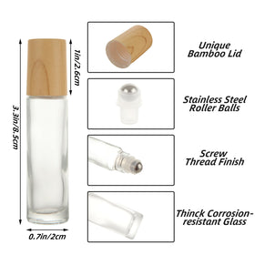 GBACHOOSE roller bottle with stainless steel roller ball for smooth, even distribution.