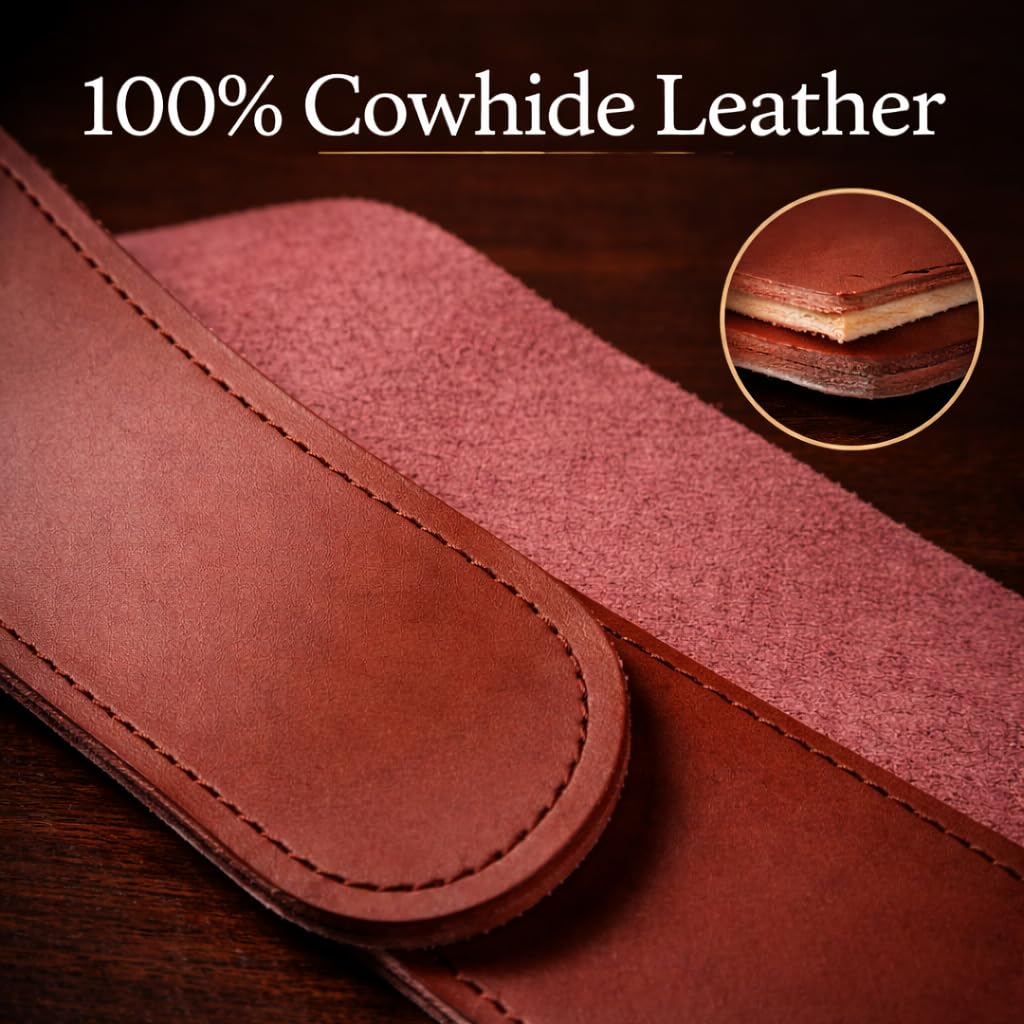G.B.S Gents Razor Strop dual sided canvas for versatile sharpening