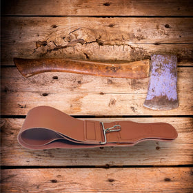 G.B.S Gents Razor Strop on a table for daily sharpening routine