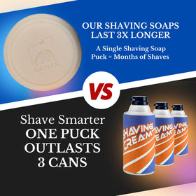 G.B.S GENTS natural shaving soap with refined fragrance