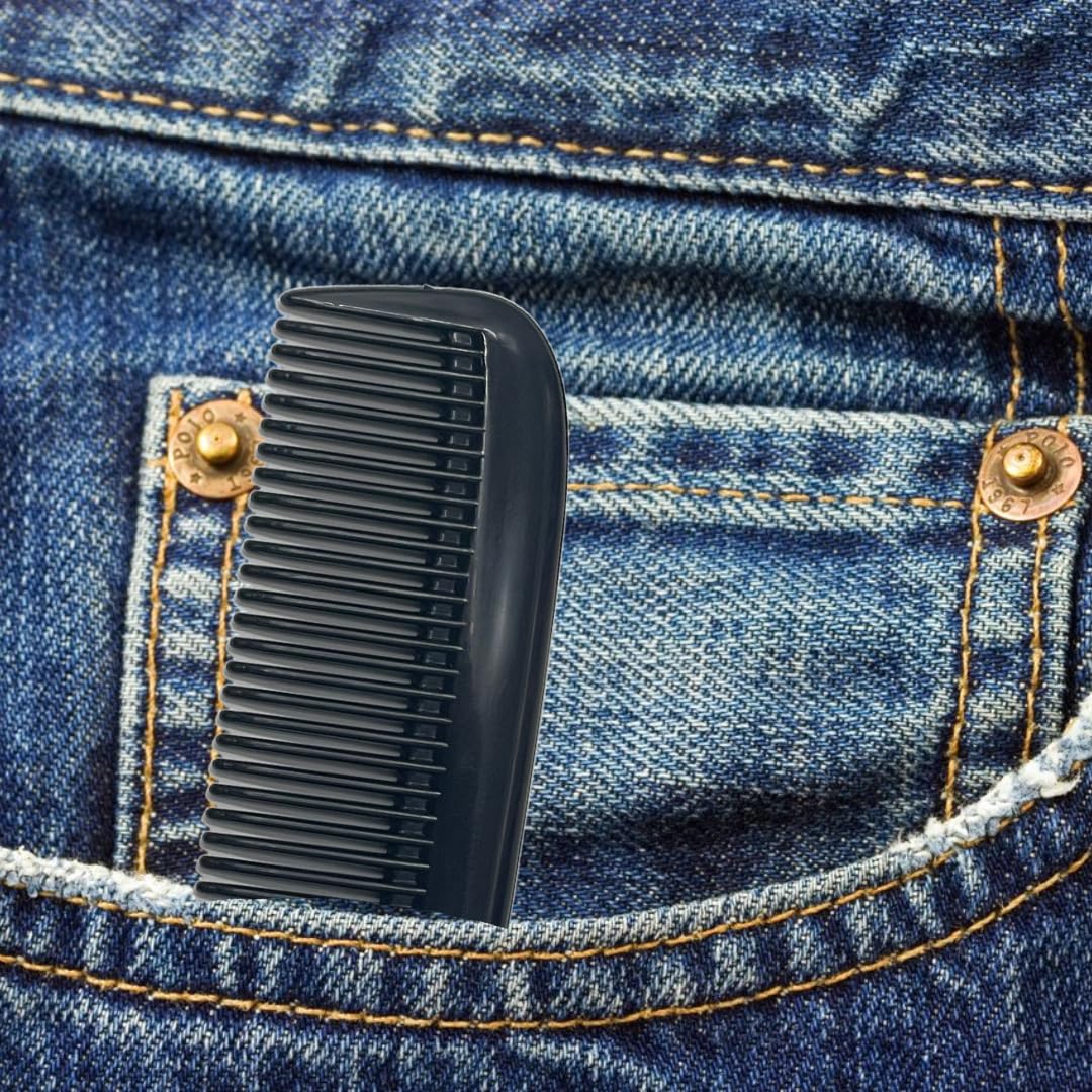 G.B.S GENTS pocket comb with coarse teeth for thick hair and beard.