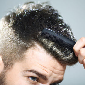 G.B.S GENTS pocket comb with round teeth for smooth detangling.