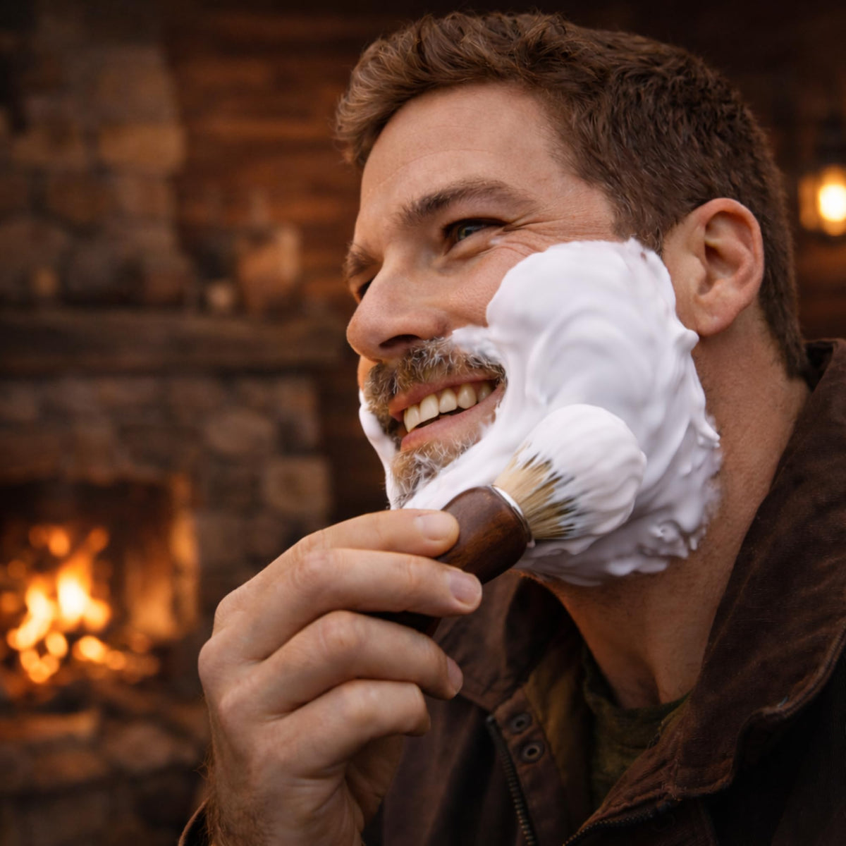 G.B.S GENTS Rich lather texture creates thick foam that softens beard for smoother shaves.