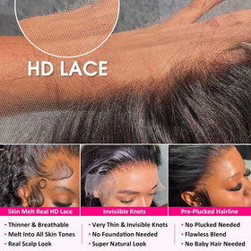 GCTGCT Pre-plucked baby-hair lace-front cap for natural edges