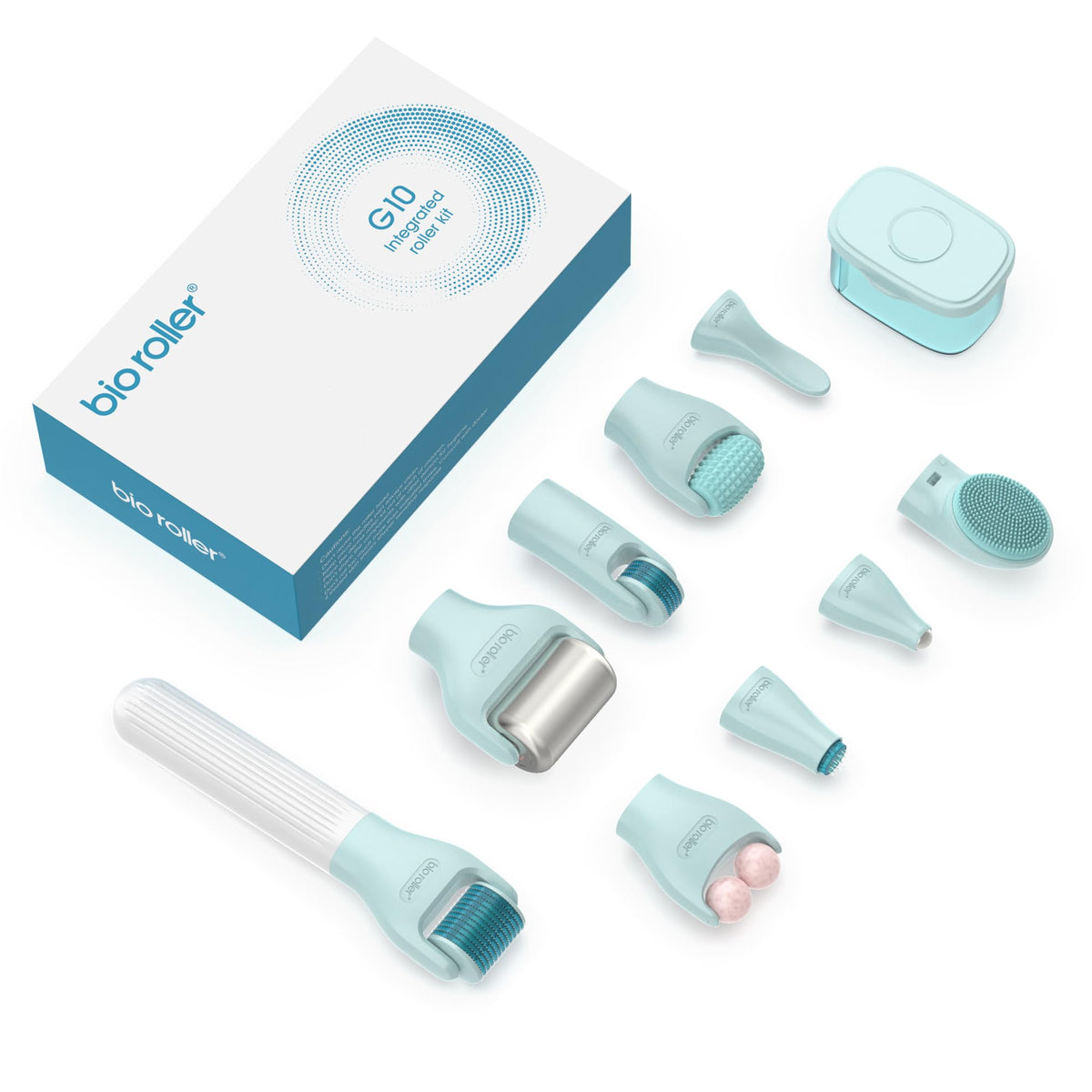 Gdbanlimi 10 in 1 derma roller kit with 0.25mm needles for at-home microneedling.