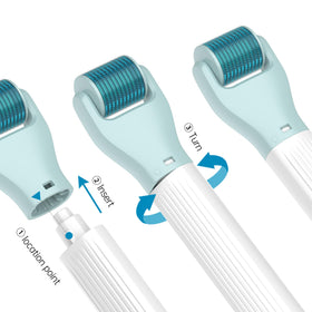 Gdbanlimi derma roller with serums compatibility supports enhanced at-home routines.