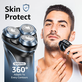 GDKLXL Razor pop-up trimmer detail shows precise beard shaping options.