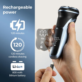 GDKLXL Razor travel lock prevents accidental activation during transport.