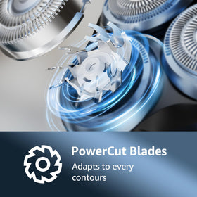 GDKLXL Razor IPX7 waterproof feature enables versatile wet or dry shaving.