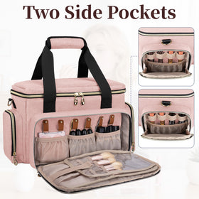 GDNasist Large Makeup Bag travel setup suitable for daily beauty routines.
