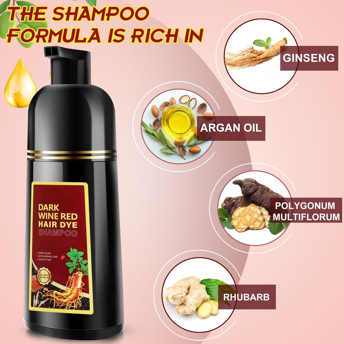 GDRFNP herbal ingredients nourish hair while dyeing for healthier-looking strands