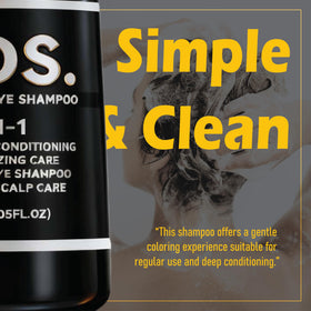 GDS Dye Shampoo packaging highlights at-home color solution.