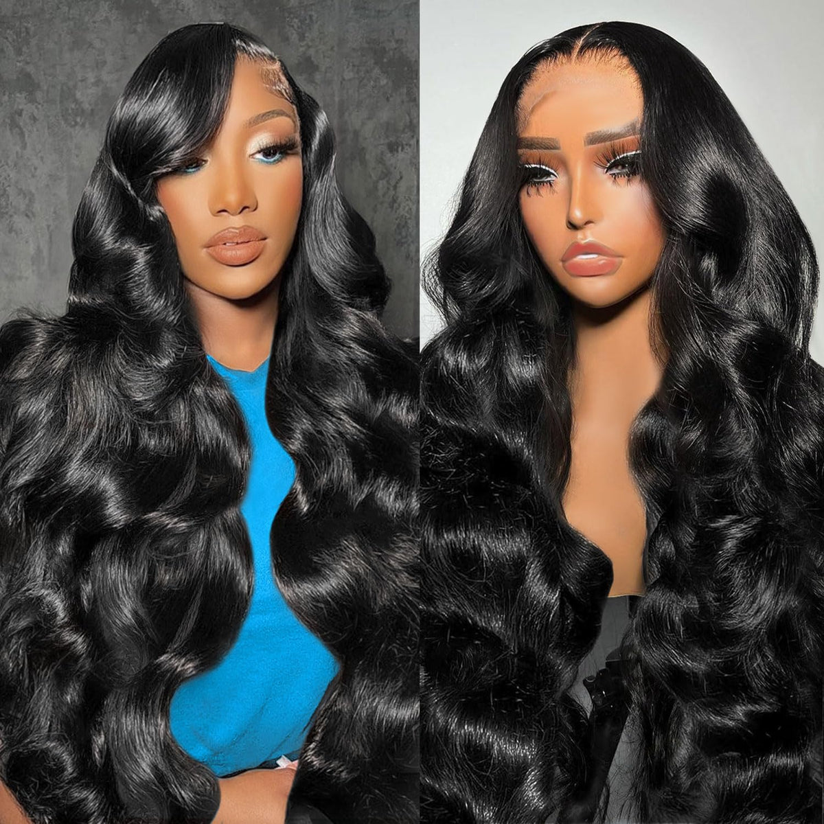 Gearina 13x6 body wave lace front wig with natural parting