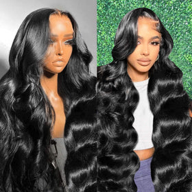 Gearina 13x6 lace-front wig in human hair with natural hairline for versatile styling
