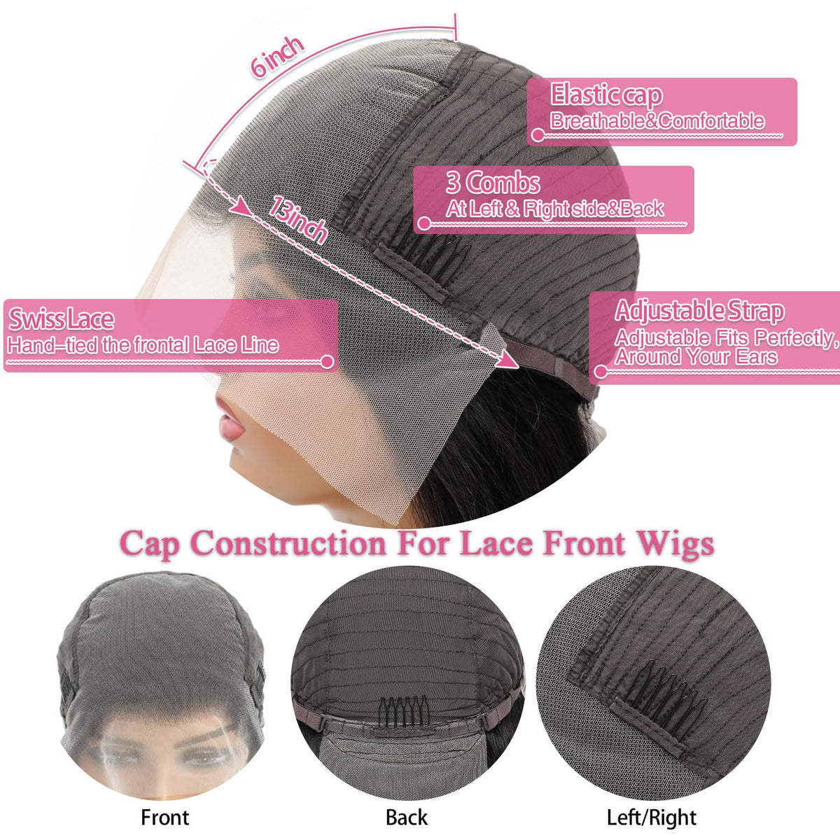 Gearina glueless cap delivers secure fit without glue for comfortable wear