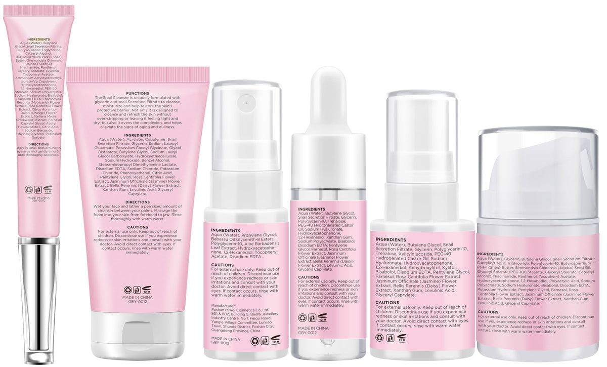 Gebeaty set helps dull skin feel refreshed and revitalized.
