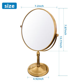 Gecious mirror with 360-degree swivel for easy angle adjustments