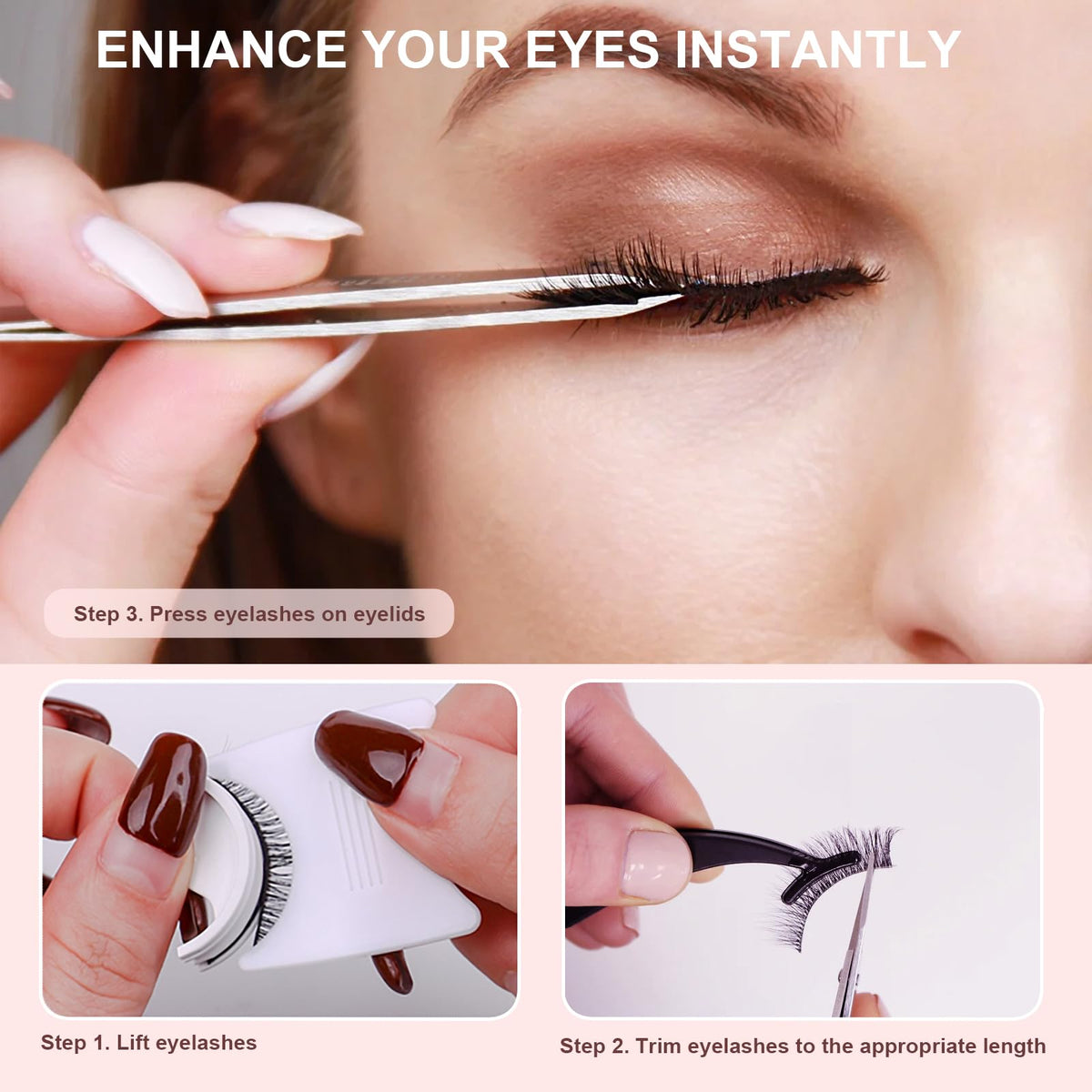 Geecent lashes curl preserved after wear for lasting shape