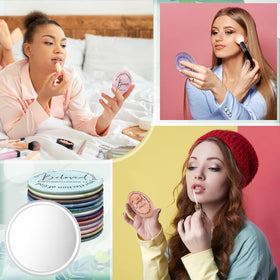 Geelin compact mirrors provide quick reflections and thoughtful gifting options.