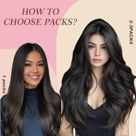 GEELOOK heat-tolerant clip-ins withstand styling up to 356°F for versatility.