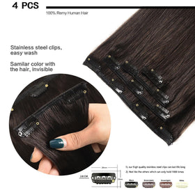 GEELOOK soft-touch clip-ins for comfortable daily wear and movement.