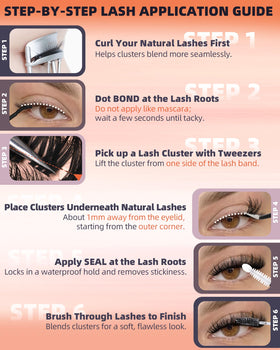 Geeneiya bundle kit, beginner-friendly lashes you can apply at home