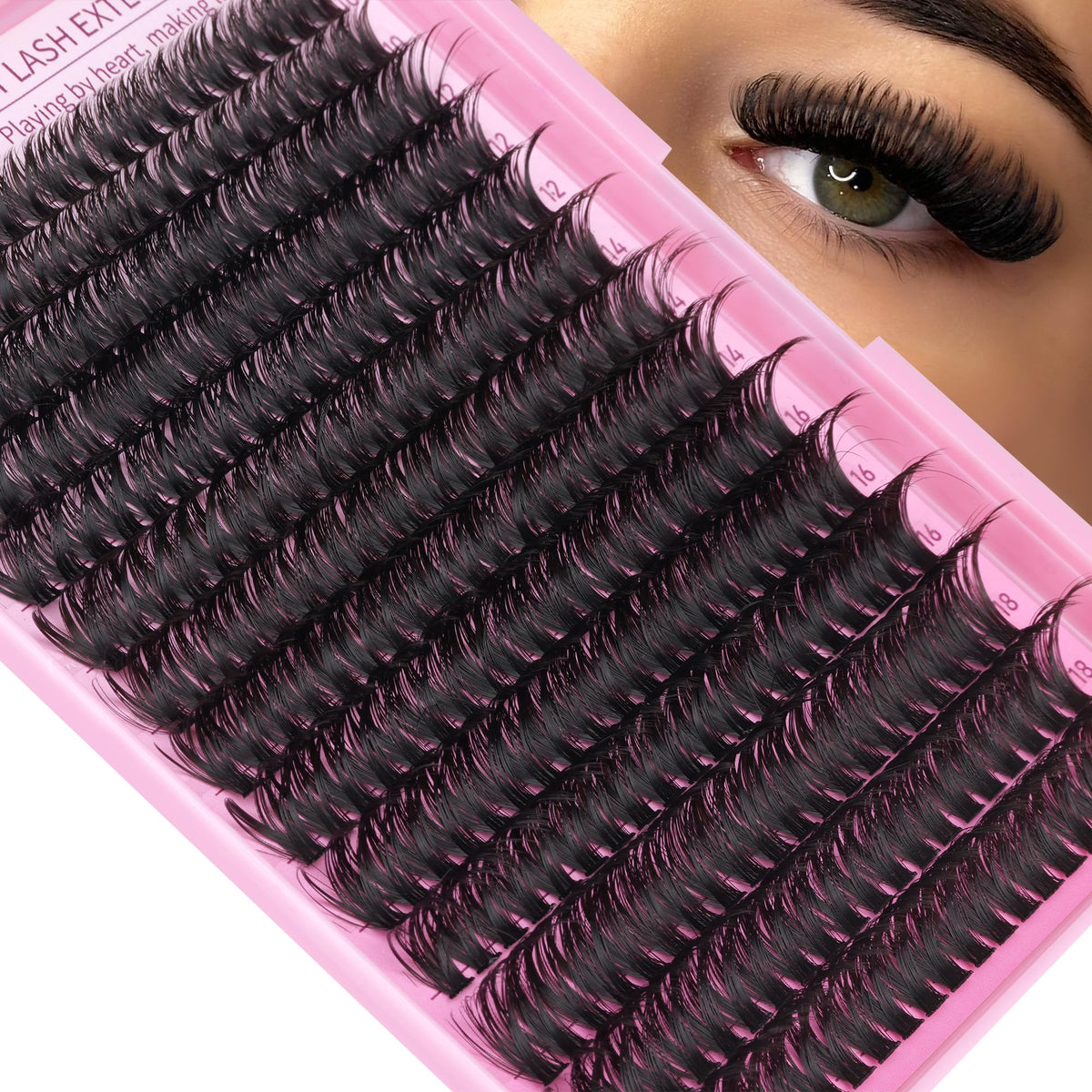 Geeneiya dcurl lashes with soft lightweight material