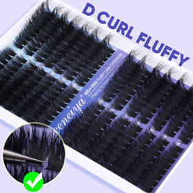Geeneiya eyelash tweezers deliver a precise grip for easy placement.