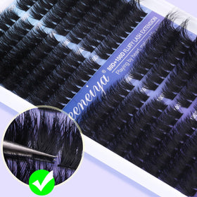 Geeneiya lash bond and seal secures clusters for lasting wear.