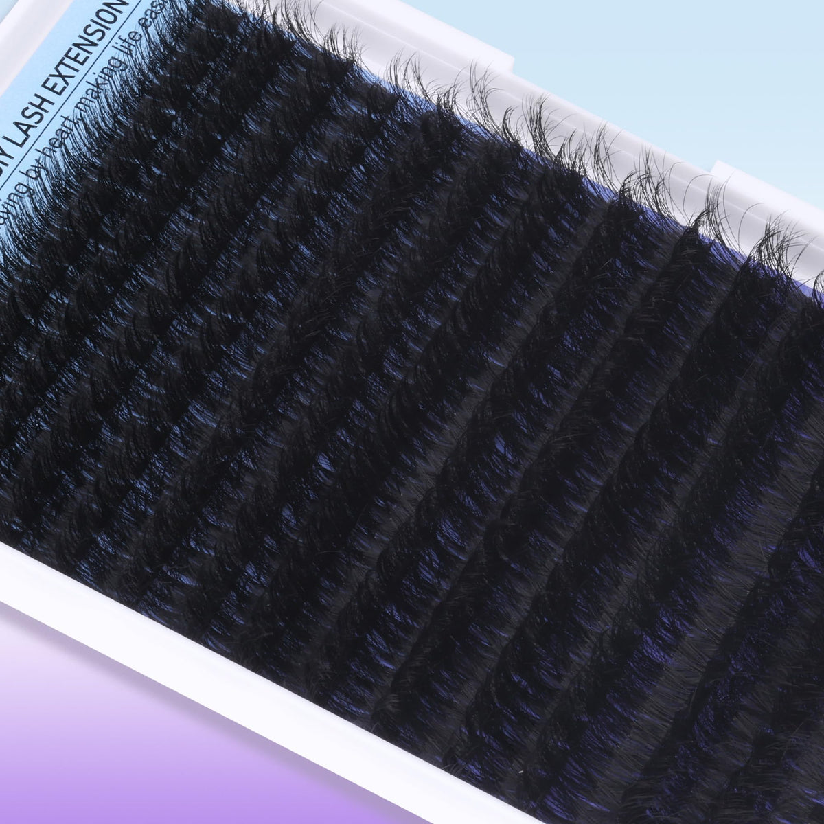 Geeneiya long cluster lashes 14–24mm for dense volume.