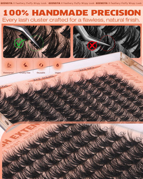 Geeneiya open-eye look showing brighter, wider eyes with wispy lashes