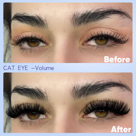 Geeneiya pre-made lash map helps you align both eyes quickly.