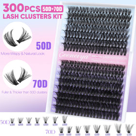 Geeneiya Lash Bond and Seal Glue ensures secure DIY lash placement.