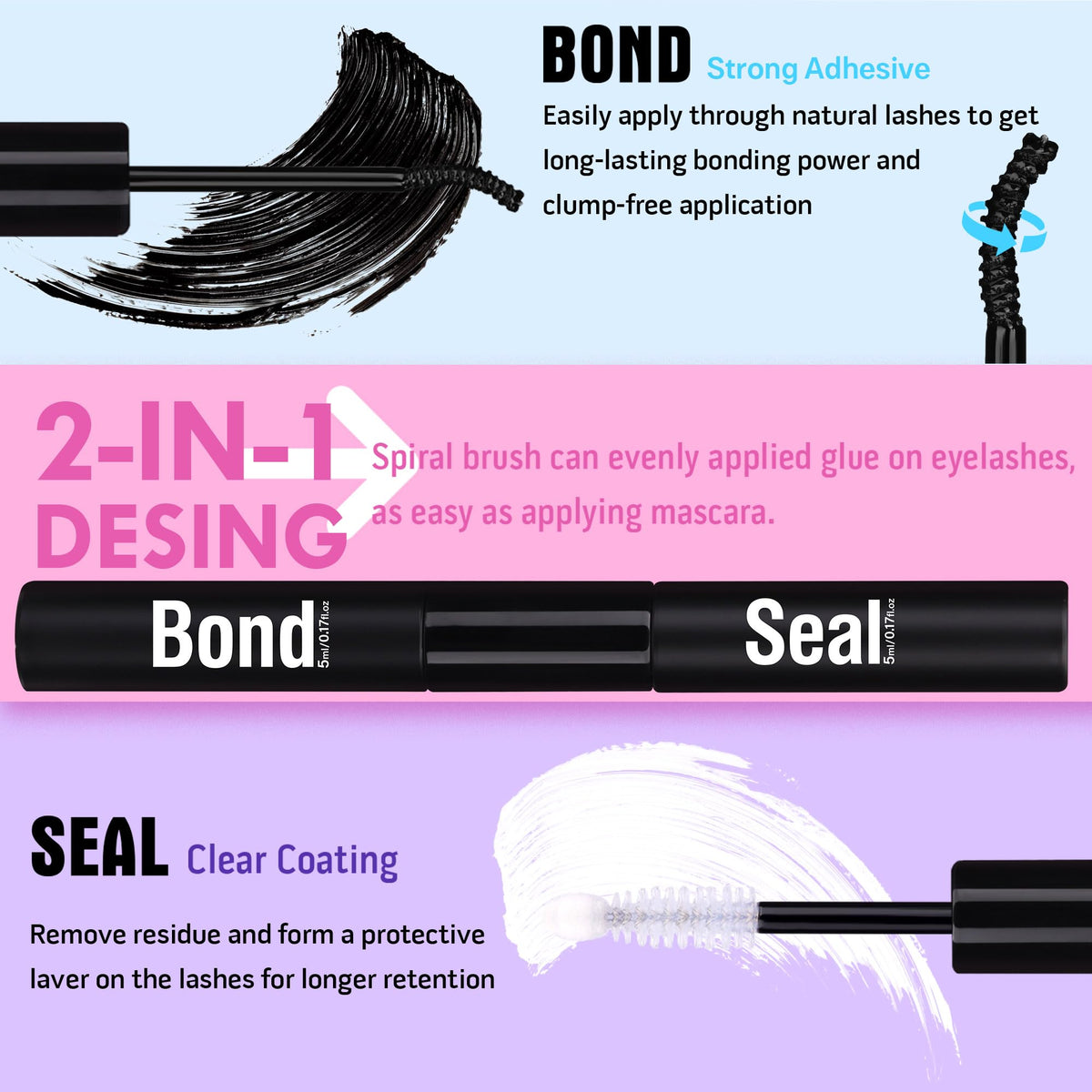 Geeneiya Wispy Lash Kit packaging keeps everything organized.